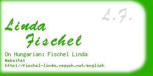 linda fischel business card